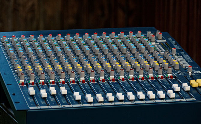 How to Use An Audio Mixer: Switching on the Sound System